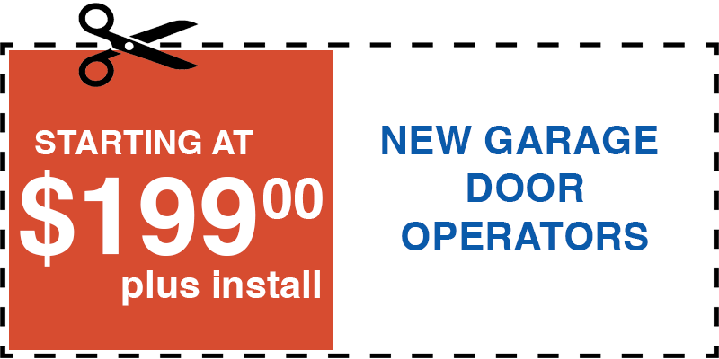 new garage door operator coupon discount