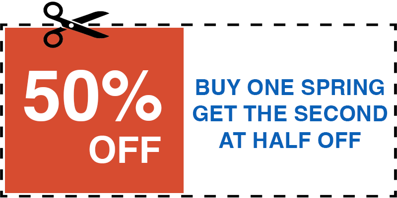 new garage door spring coupon discount
